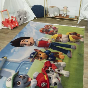فرش اتاق کودک-طرح سگ های نگهبان-فرش پسرانه-انیمیشن سگ های نگهبان